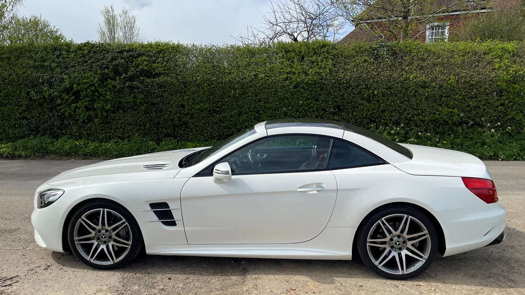Mercedes-Benz SL Class Convertible 500 AMG Line Premium 9G-Tronic Supplied By Us, Very Rare Car, Excellent Condition and Low Mileage