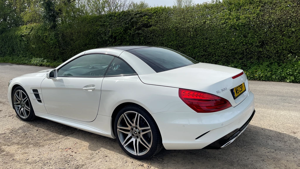 Mercedes-Benz SL Class Convertible 500 AMG Line Premium 9G-Tronic Supplied By Us, Very Rare Car, Excellent Condition and Low Mileage